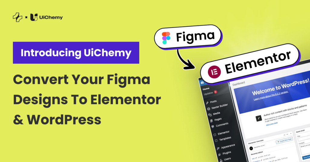 Introducing UiChemy – Convert your Figma Designs to Elementor & WordPress