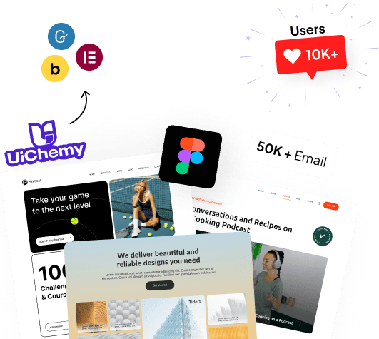 Ui chemy app interface for user experience design and web development.