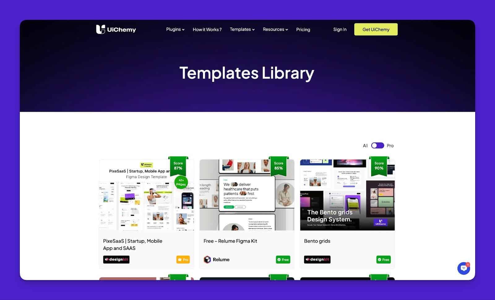 New UiChemy Compatible Templates