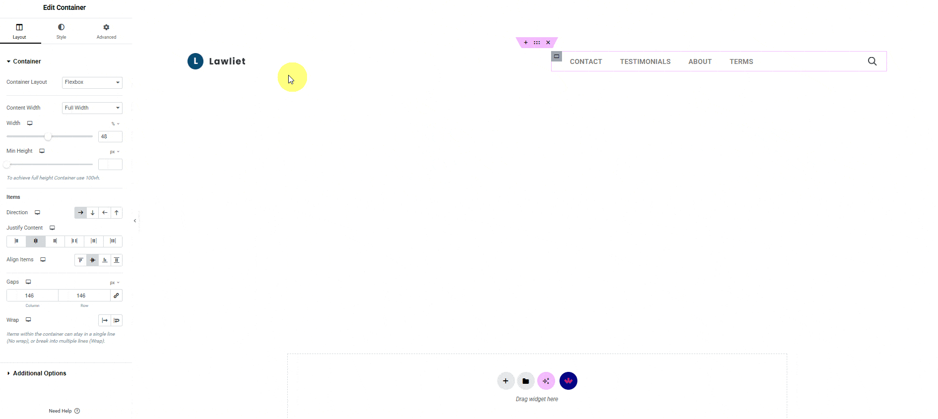 uichmey to tag wordpress menu widget demo