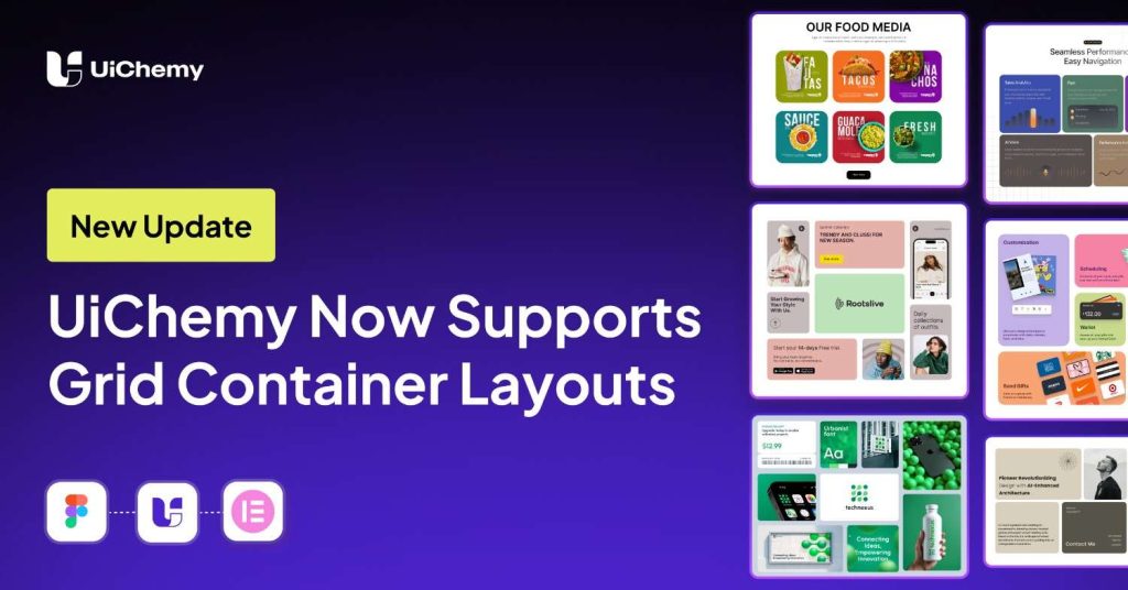 UiChemy Now Supports Grid Container Layouts